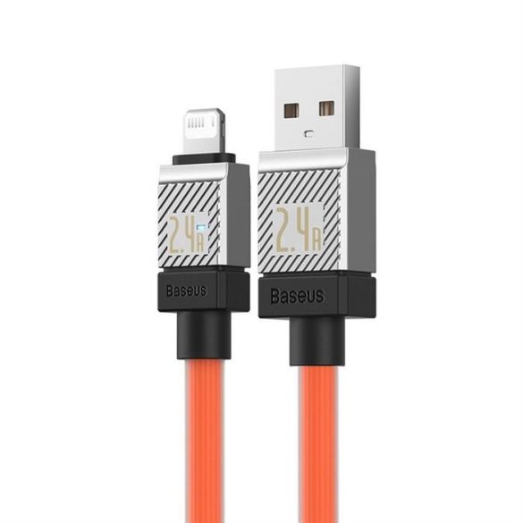 BASEUS kábel USB és Apple Lightning 8-pin CoolPlay 2,4A 1m narancssárga CAKW000407