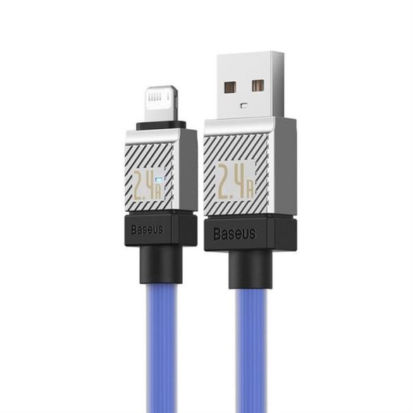 BASEUS kábel USB és Apple Lightning 8-pin CoolPlay 2,4A 2m kék CAKW000503