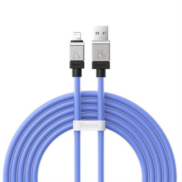 BASEUS kábel USB és Apple Lightning 8-pin CoolPlay 2,4A 2m kék CAKW000503