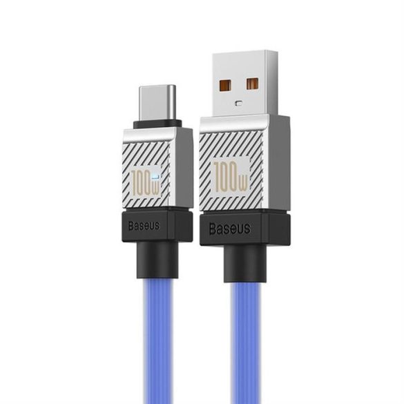 BASEUS kábel USB Type-Cra CoolPlay Gyors töltés 100W 1m kék CAKW000603