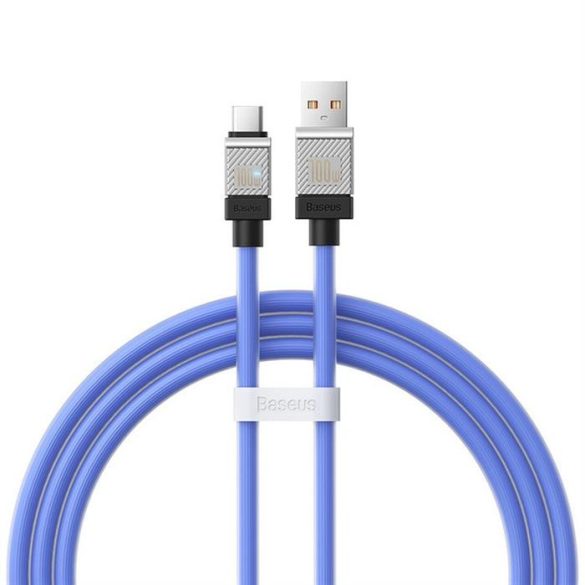 BASEUS kábel USB Type-Cra CoolPlay Gyors töltés 100W 1m kék CAKW000603