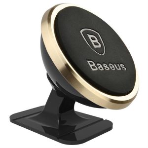 BASEUS autós tartó mágneses középkonzolhoz 360° állítható arany SUCX140015