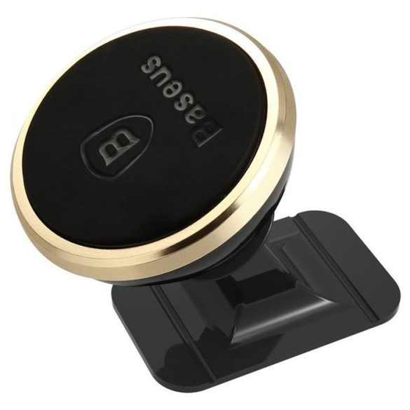 BASEUS autós tartó mágneses középkonzolhoz 360° állítható arany SUCX140015