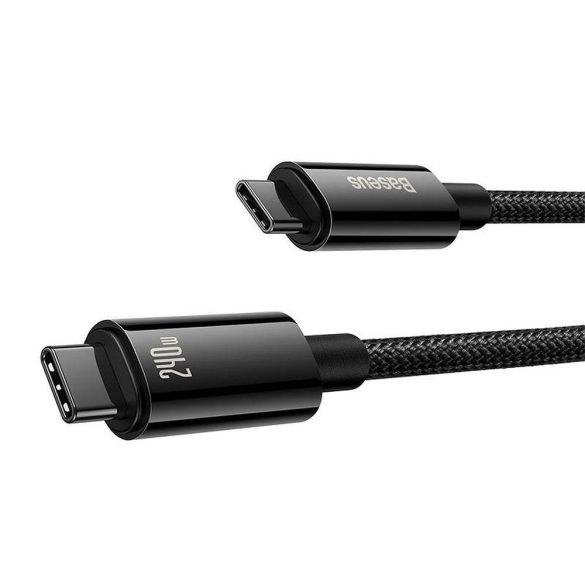 BASEUS Type-C kábel Type-C PD240W Power Delivery Superior Series gyors töltés CAWJ040101 2m fekete
