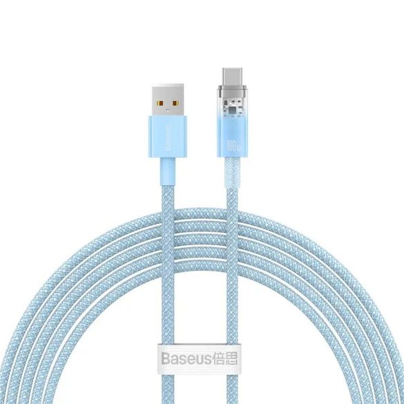 BASEUS kábel USB-Type-C Power Delivery Explorer 100W 2m kék CATS010503