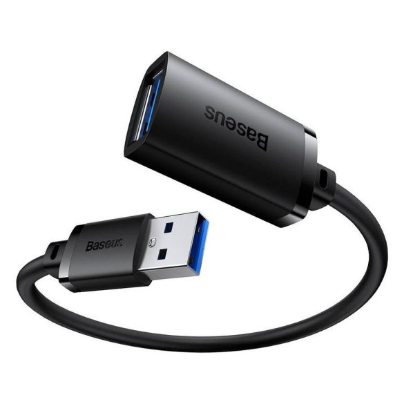 BASEUS AirJoy Series USB3.0 hosszabbító kábel 1,5m Cluster Fekete B00631103111-02