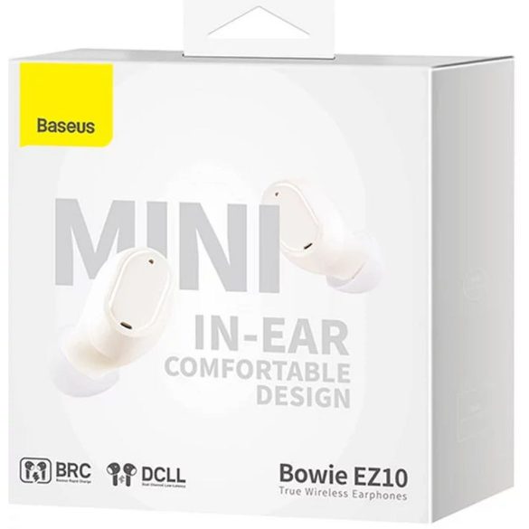 BASEUS True Wireless fülhallgató Bowie EZ10 fehér A00054300226-Z1