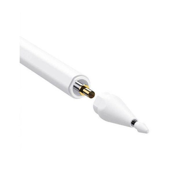 BASEUS Stylus Writing 2 Lite LED-es, kapacitív toll (aktív változat) 130 mAh fehér P80015802213-02/BS-PS025