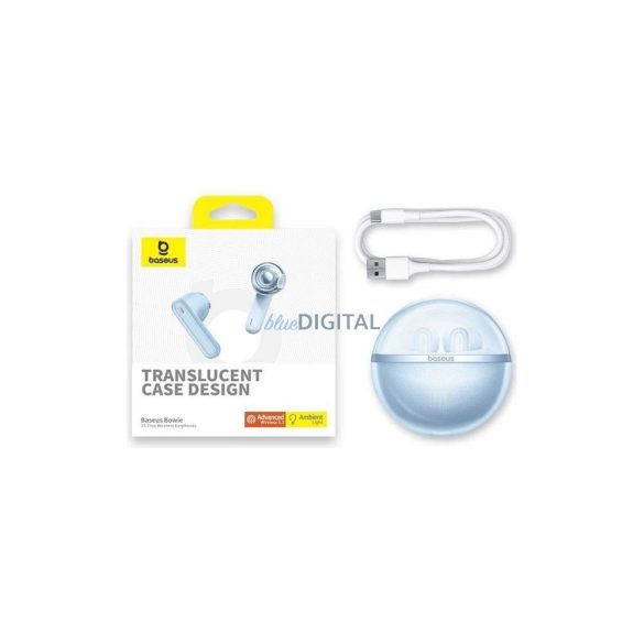 Baseus E5 TWS Bluetooth vezeték nélküli fülhallgató - kék