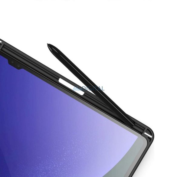 Dux Ducis Toby könyvtok ceruzatartóval Samsung Galaxy Tab S8 Ultra/S9 Ultra/S10 Ultra - fekete