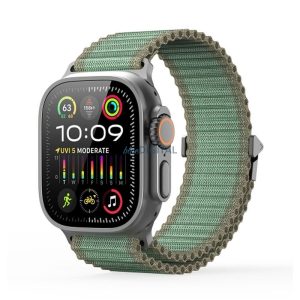 Dux Ducis YC Nylon csereszíj Apple Watch 42 / 44 / 45 / 49 mm - zöld