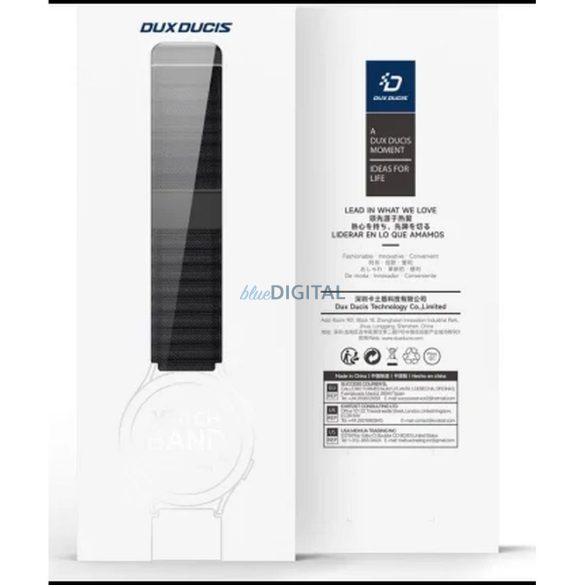 Dux Ducis YC Nylon univerzális 20mm csereszíj - sötétszürke