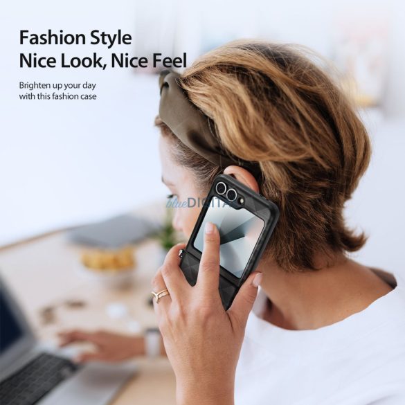 DUX DUCIS tok FITT a SAMSUNG Z Z FLIP 7 FE/W25 FLIP/ Z FLIP 6-hoz kék