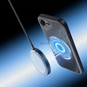 Dux Ducis Aimo Mag MagSafe-kompatibilis tok iPhone 16e - fekete