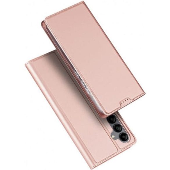 DUX DUCIS Skin Pro - Sima bőr tok Samsung Galaxy A35 rózsa