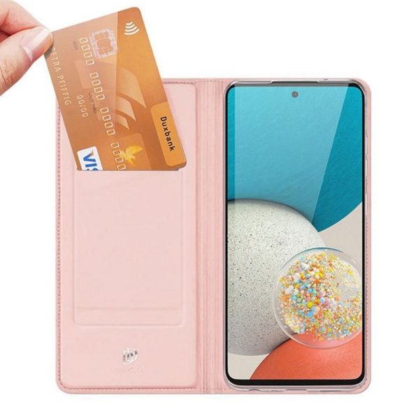 DUX DUCIS Skin Pro - Sima bőr tok Samsung Galaxy A55 rose