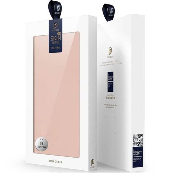 DUX DUCIS Skin Pro - Sima bőr tok Samsung Galaxy S24 Plus rózsa