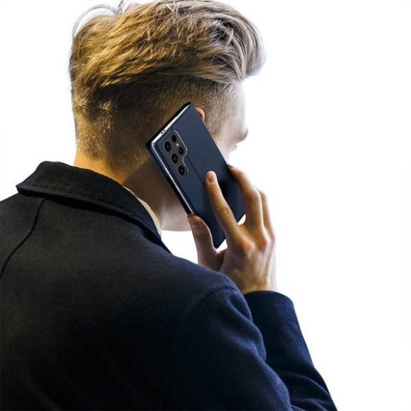 DUX DUCIS Skin Pro - Sima bőr tok Samsung Galaxy S24 Ultra kék