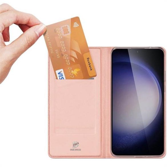 DUX DUCIS Skin Pro - Sima bőr tok Samsung Galaxy S24 Ultra rózsaszínű