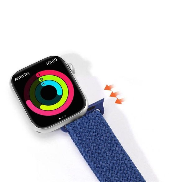 DUX DUCIS Mixture Pro - nyújtható fonott szíj Apple Watch 42/ 44/ 45/ 49mm kék