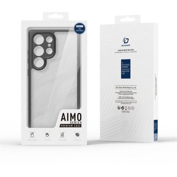 DUX DUCIS Aimo - Tartós hátlap Samsung Galaxy S24 Ultra fekete tok
