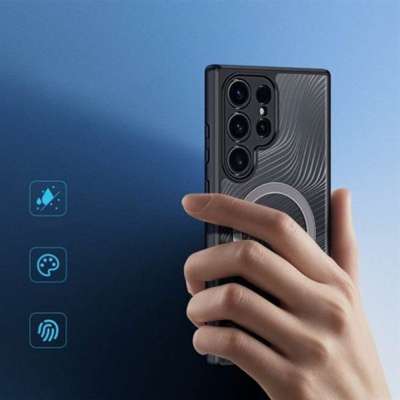 DUX DUCIS Aimo Mag - Tartós hátlap MagSafe kompatibilis Samsung Galaxy S24 Ultra fekete tok