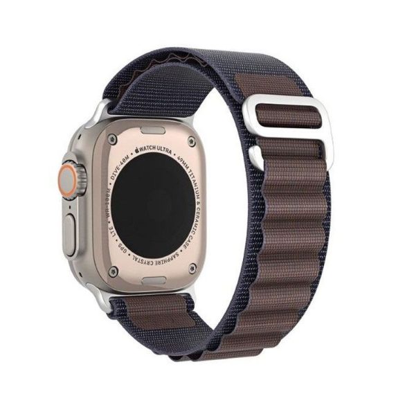 DUX DUCIS GS - szőtt nejlon szíj Apple Watch 42/ 44/ 45/ 49mm indigó színű