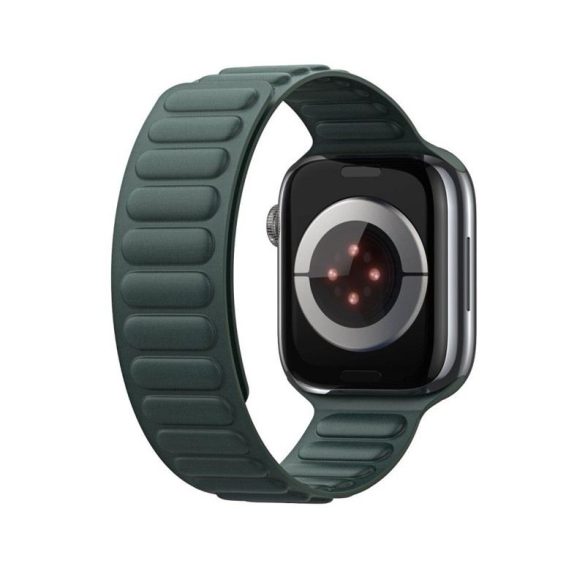 DUX DUCIS BL - finom szövött mágneses szíj Apple Watch 42/ 44/ 45mm zöld