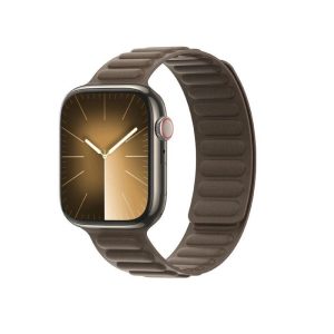 DUX DUCIS BL - finom szövött mágneses szíj Apple Watch 42/ 44/ 45mm taupe