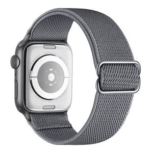 DUX DUCIS Mixture Pro - nyújtható fonott szíj Apple Watch 38/ 40/ 41mm éjfél