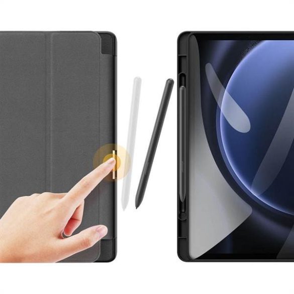 DUX DUCIS Domo - Háromrétegű tok ceruza tárolására Samsung Tab S9 FE fekete