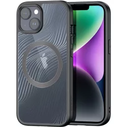   DUX DUCIS Aimo Mag - Tartós hátlap, MagSafe kompatibilis Apple iPhone 15 Plus fekete tok