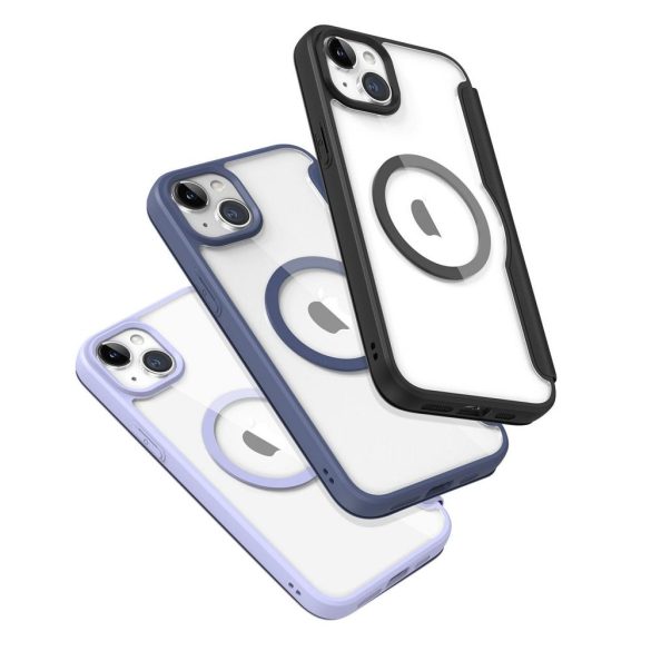 DUX DUCIS Skin X Pro - Folio tok MagSafe kompatibilis Apple iPhone 15 fekete