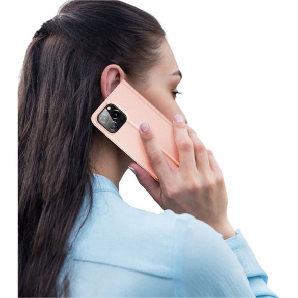 DUX DUCIS Skin Pro - Sima bőr tok Apple iPhone 15 rose