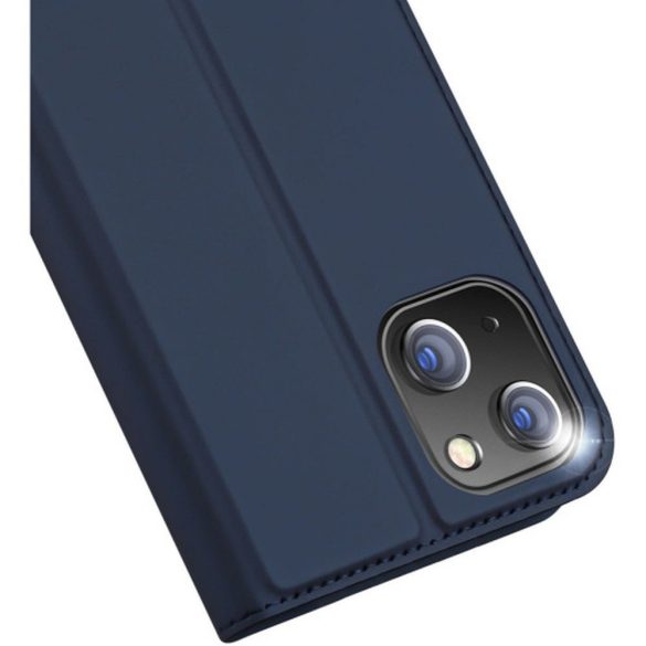 DUX DUCIS Skin Pro - Sima bőr tok Apple iPhone 15 Plus kék
