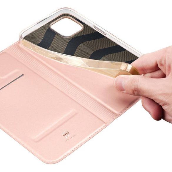 DUX DUCIS Skin Pro - Sima bőr tok Apple iPhone 15 Plus rózsaszínű