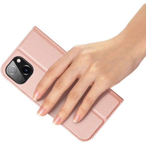 DUX DUCIS Skin Pro - Sima bőr tok Apple iPhone 15 Plus rózsaszínű
