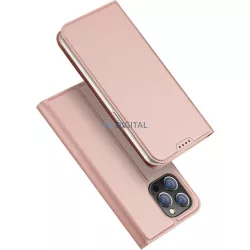 DUX DUCIS könyvtok SKIN PRO IPHONE 15 Pro-hoz rózsaszín