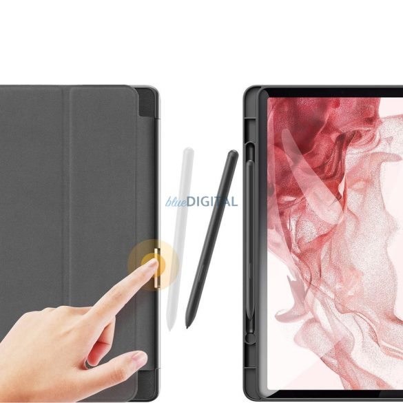 DUX DUCIS Domo - Háromrétegű tok ceruza tároló Samsung Tab S9 fekete