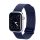 DUX DUCIS Milanese - rozsdamentes acél mágneses szíj Apple Watch 42/44/45mm kék