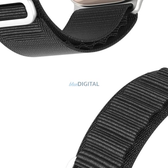 DUX DUCIS GS - szőtt nejlon szíj Apple Watch 38/40/41mm fekete