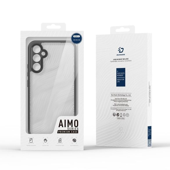 DUX DUCIS Aimo - Tartós hátlap Samsung Galaxy A34 fekete tok