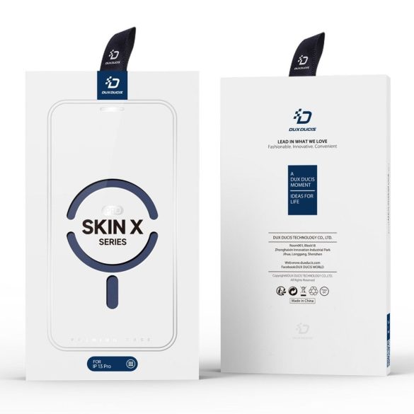 DUX DUCIS Skin X Pro - Folio tok MagSafe kompatibilis Apple iPhone 13 Pro fekete színű