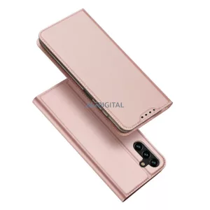 DUX DUCIS könyvtok SKIN PRO SAMSUNG A14 4G / 5G-hez rózsaszín