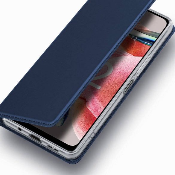DUX DUCIS Skin Pro - Sima bőr tok Redmi Note 12 4G kék