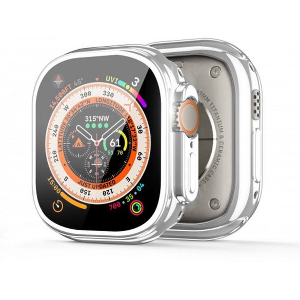 DUX DUCIS Samo Puha TPU védőtok Apple Watch Ultra/Ultra 2 49mm ezüst