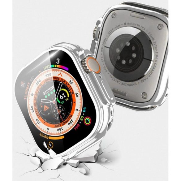 DUX DUCIS Samo Puha TPU védőtok Apple Watch Ultra/Ultra 2 49mm ezüst