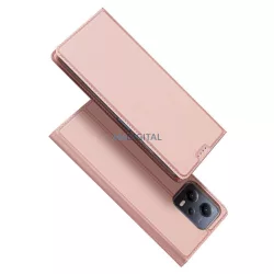   DUX DUCIS könyvtok SKIN PRO REDMI NOTE 12 5G-hez rózsaszín