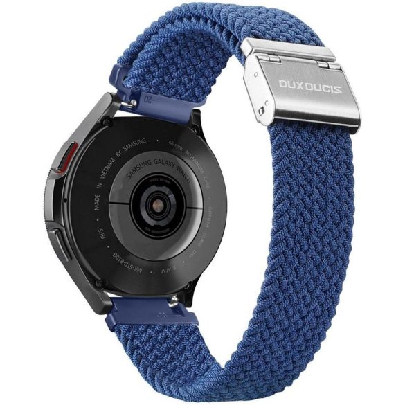 DUX DUCIS Mixture II - nyújtható fonott szíj Samsung Galaxy Watch / Huawei Watch / Honor Watch (20mm szalag) kék