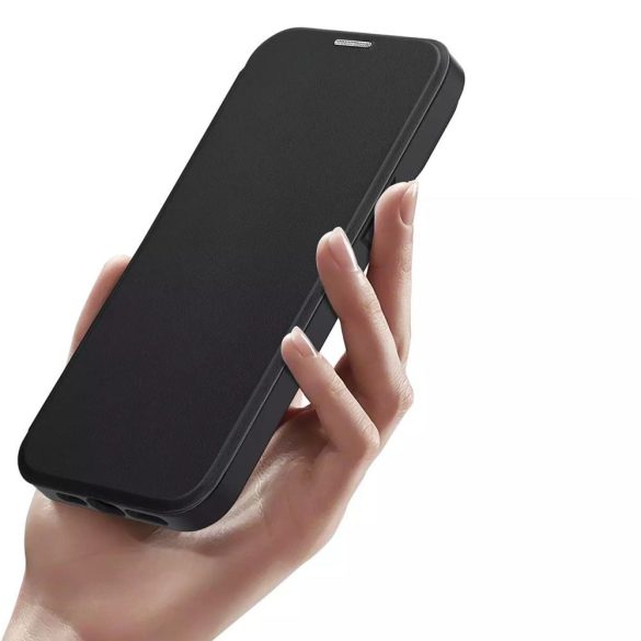 DUX DUCIS Skin X Pro - Folio tok MagSafe kompatibilis Apple iPhone 14 Plus fekete színű